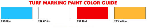 Aervoe construction marking paint color chart